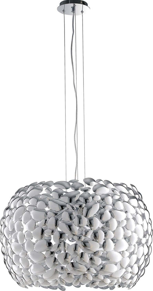 Sospensione Dioniso Cromo 5Xe27 65X40,5Cm Illuminazione/Illuminazione per interni/Lampadari lampade a sospensione e plafoniere/Lampade a sospensione Led Mall Home - Napoli, Commerciovirtuoso.it