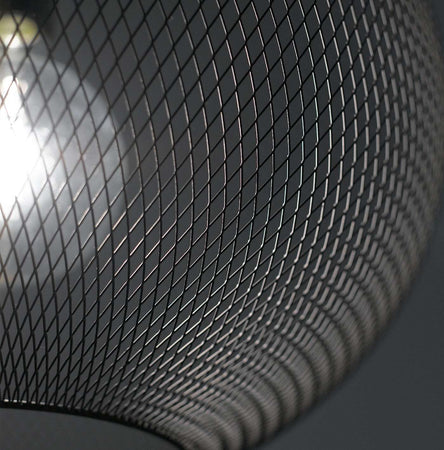 Sospensione Esedra Nera 1Xe27 50X39Cm Illuminazione/Illuminazione per interni/Lampadari lampade a sospensione e plafoniere/Lampade a sospensione Led Mall Home - Napoli, Commerciovirtuoso.it