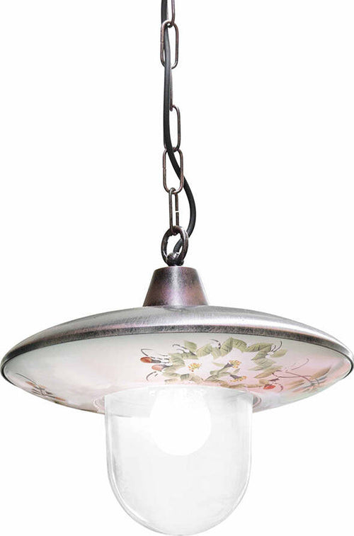 Sospensione-Esterno-Classica-Latina-Metallo-Ceramica-Nero-Sfumato-1-Luce-E27