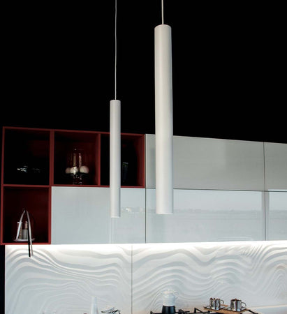 Sospensione Fluke Bianca 1Xgu10 5,5X60Cm Illuminazione/Illuminazione per interni/Lampadari lampade a sospensione e plafoniere/Lampade a sospensione Led Mall Home - Napoli, Commerciovirtuoso.it