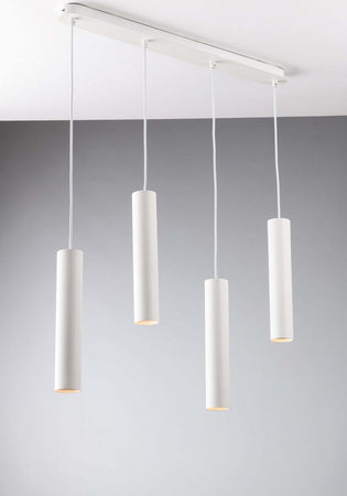 Sospensione Fluke Bianca 4Xgu10 68X7X200Cm Illuminazione/Illuminazione per interni/Lampadari lampade a sospensione e plafoniere/Lampade a sospensione Led Mall Home - Napoli, Commerciovirtuoso.it