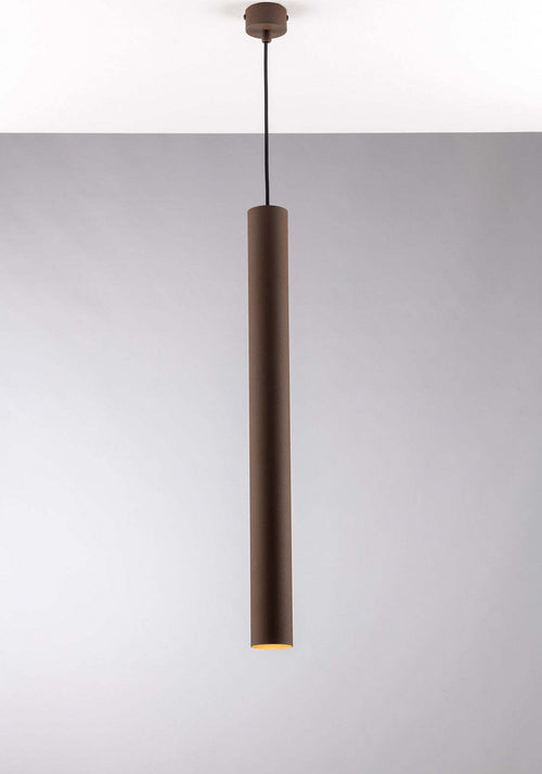 Sospensione Fluke Corten 1Xgu10 5,5X60Cm Illuminazione/Illuminazione per interni/Lampadari lampade a sospensione e plafoniere/Lampade a sospensione Led Mall Home - Napoli, Commerciovirtuoso.it