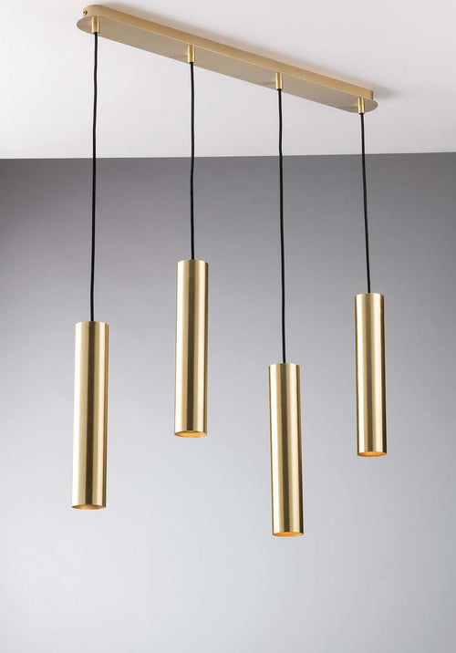 Sospensione Fluke Oro 4Xgu10 68X7X200Cm Illuminazione/Illuminazione per interni/Lampadari lampade a sospensione e plafoniere/Lampade a sospensione Led Mall Home - Napoli, Commerciovirtuoso.it