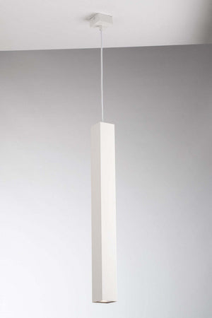 Sospensione Fluke Quadro Bianco 1Xgu10 6X6X60-200Cm Illuminazione/Illuminazione per interni/Lampadari lampade a sospensione e plafoniere/Lampade a sospensione Led Mall Home - Napoli, Commerciovirtuoso.it