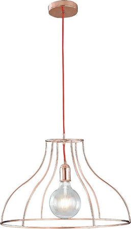 Sospensione Frida Oro Rosa 1Xe27 50X35,5Cm Illuminazione/Illuminazione per interni/Lampadari lampade a sospensione e plafoniere/Lampade a sospensione Led Mall Home - Napoli, Commerciovirtuoso.it