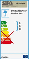 Sospensione-Gea-Luce-ISOTTA-S-GX53-LED-69X62-biemissione-alluminio-lampadario-moderno-interno