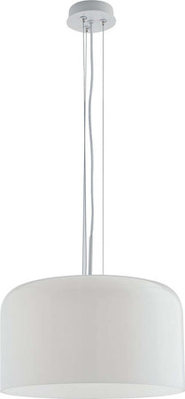 Sospensione Gibus Bianca 1Xe27 40X20Cm Illuminazione/Illuminazione per interni/Lampadari lampade a sospensione e plafoniere/Lampade a sospensione Led Mall Home - Napoli, Commerciovirtuoso.it