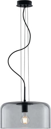 Sospensione Gibus Fume' 1Xe27 35X20Cm Illuminazione/Illuminazione per interni/Lampadari lampade a sospensione e plafoniere/Lampade a sospensione Led Mall Home - Napoli, Commerciovirtuoso.it