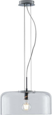 Sospensione Gibus Trasparente 1Xe27 30X15Cm Illuminazione/Illuminazione per interni/Lampadari lampade a sospensione e plafoniere/Lampade a sospensione Led Mall Home - Napoli, Commerciovirtuoso.it