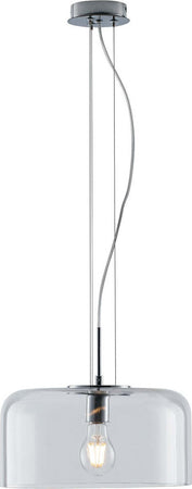 Sospensione Gibus Trasparente 1Xe27 35X20Cm Illuminazione/Illuminazione per interni/Lampadari lampade a sospensione e plafoniere/Lampade a sospensione Led Mall Home - Napoli, Commerciovirtuoso.it