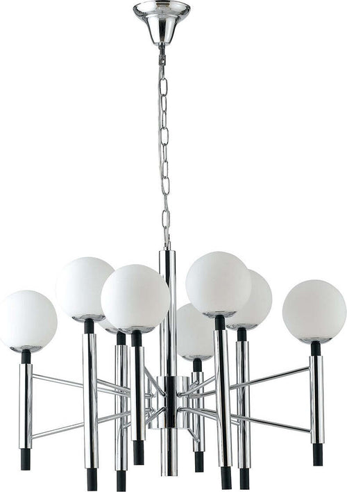 Sospensione Hammond Cromo 8Xe14 83X56Cm Illuminazione/Illuminazione per interni/Lampadari lampade a sospensione e plafoniere/Lampade a sospensione Led Mall Home - Napoli, Commerciovirtuoso.it