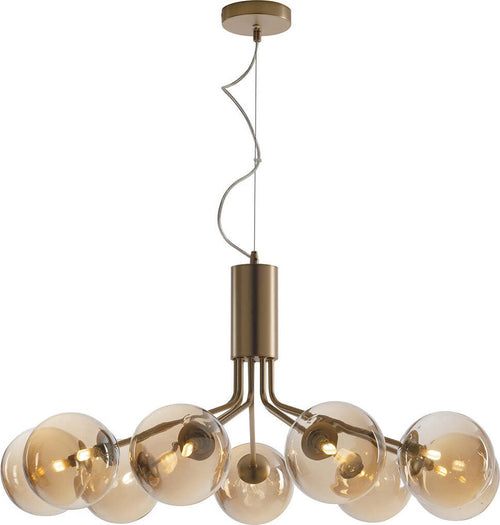Sospensione Honey Ottone 5Xg9 83,4X44,4Cm Illuminazione/Illuminazione per interni/Lampadari lampade a sospensione e plafoniere/Lampade a sospensione Led Mall Home - Napoli, Commerciovirtuoso.it