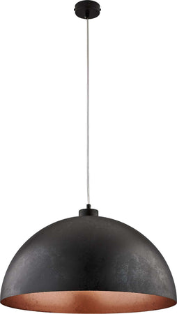 Sospensione-Industrial-1-Luce-Marcus-In-Ferro-Laccato-Nero-E-Rame-Diam-50