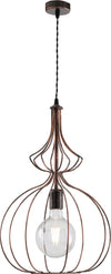 Sospensione-Industrial-1-Luce-Olimpia-Gabbia-Ferro-Laccato-Nero-E-Rame