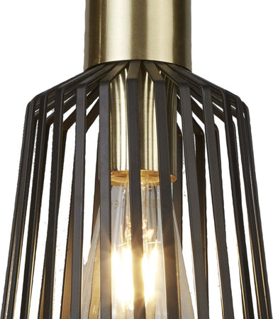 Sospensione-Industrial-Birg-Cage-Acciaio-Nero-Adjustable-1-Luce-E27-D16Cm