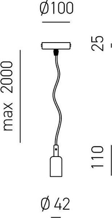 Sospensione-Industrial-Flute-Metallo-Rame-E-Stoffa-Marrone-1-Luce-E27