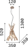 Sospensione-Industrial-Minimal-Driftwood-Legno-Marrone-1-Luce-E27