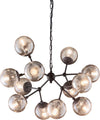 Sospensione-Industrial-Minimal-Kepler-Metallo-Nero-12-Luci-E27