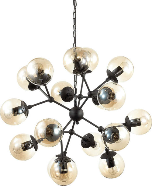 Sospensione-Industrial-Minimal-Kepler-Metallo-Nero-18-Luci-E27