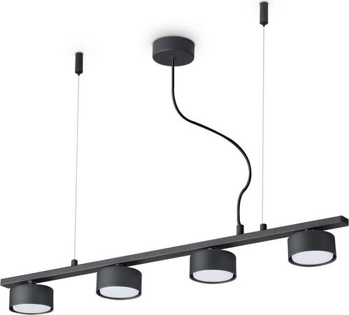 Sospensione-Industrial-Minimal-Minor-Metallo-Nero-4-Luci-Gx53-9W-3000K