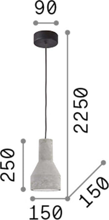 Sospensione-Industrial-Minimal-Oil-1-Metallo-Cemento-Grigio-1-Luce-E27