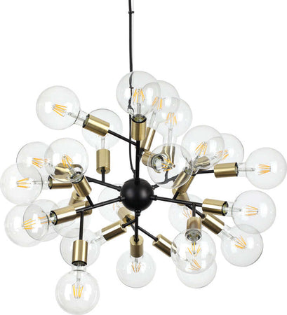 Sospensione-Industrial-Minimal-Spark-Metallo-Nero-24-Luci-E27