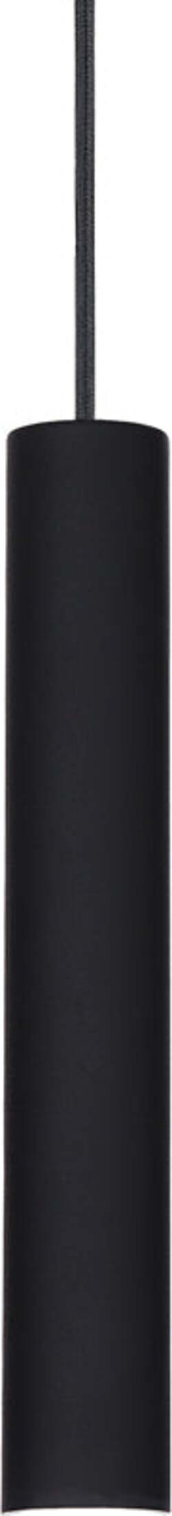 Sospensione-Industrial-Minimal-Tube-Alluminio-Nero-Led-9W-3000K-D4Cm