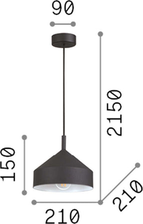Sospensione-Industrial-Minimal-Yurta-Metallo-Bianco-1-Luce-E27-D21