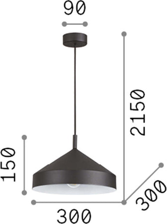 Sospensione-Industrial-Minimal-Yurta-Metallo-Bianco-1-Luce-E27-D30
