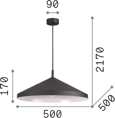 Sospensione-Industrial-Minimal-Yurta-Metallo-Nero-1-Luce-E27-D50