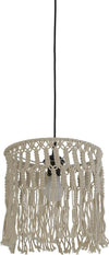 Sospensione-Industrial-Nordico-Bahamas-Acciaio-Bianco-Tessuto-1-Luce-E27