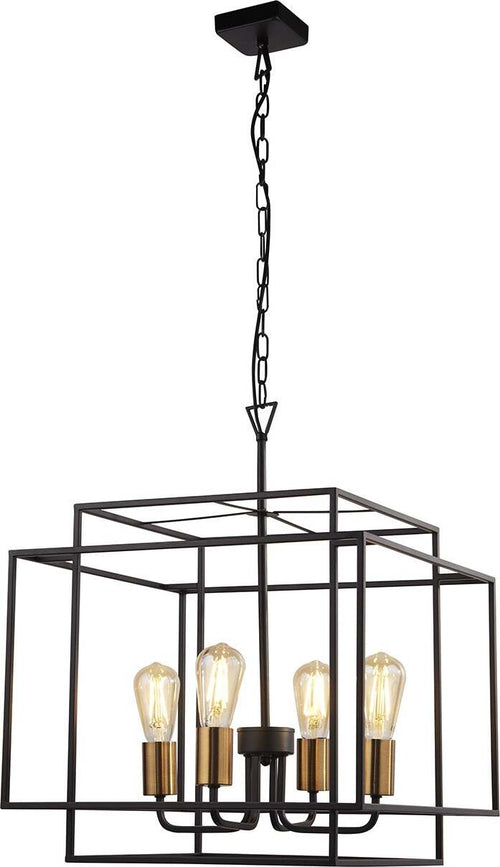 Sospensione-Industrial-Nordico-Crate-Acciaio-Nero-Bronzo-1-Luce-E27