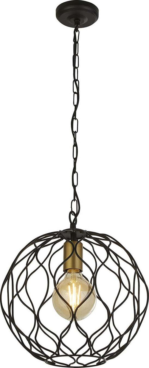 Sospensione-Industrial-Nordico-Finezza-Acciaio-Nero-Oro-1-Luce-E27