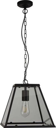 Sospensione-Industrial-Nordico-Lantern-Noir-Acciaio-Nero-Vetro-1-Luce-E27