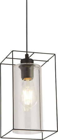 Sospensione-Industrial-Nordico-Lingotto-Acciaio-Nero-Trasparente-1-Luce-E27