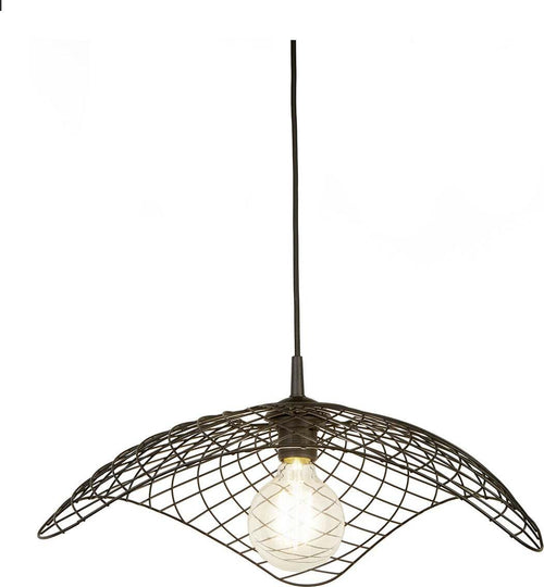 Sospensione-Industrial-Nordico-Parachute-Acciaio-Nero-1-Luce-E27
