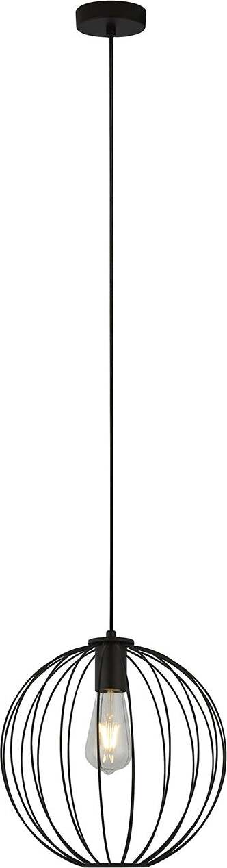 Sospensione-Industrial-Nordico-Rondo-Acciaio-Nero-1-Luce-E27