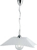 Sospensione Iside Bianca 1Xe27 50X50X11Cm Illuminazione/Illuminazione per interni/Lampadari lampade a sospensione e plafoniere/Lampade a sospensione Led Mall Home - Napoli, Commerciovirtuoso.it