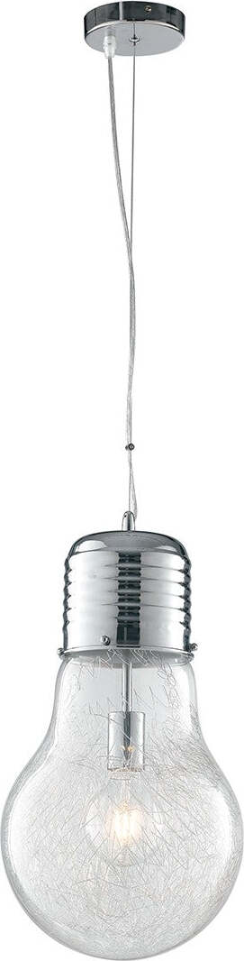 Sospensione Lampadina Fili Alluminio 1Xe27 15X19Cm Illuminazione/Illuminazione per interni/Lampadari lampade a sospensione e plafoniere/Lampade a sospensione Led Mall Home - Napoli, Commerciovirtuoso.it