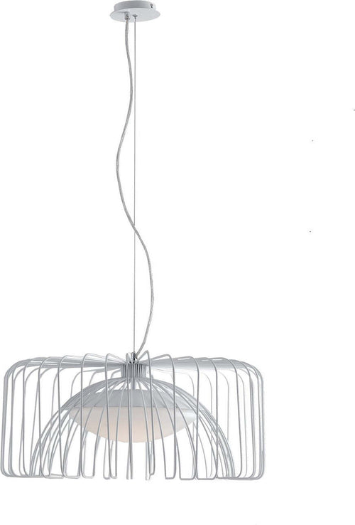 Sospensione Led Cougar Bianca 24W 1920Lm 4000K 50X26Cm Illuminazione/Illuminazione per interni/Lampadari lampade a sospensione e plafoniere/Lampade a sospensione Led Mall Home - Napoli, Commerciovirtuoso.it