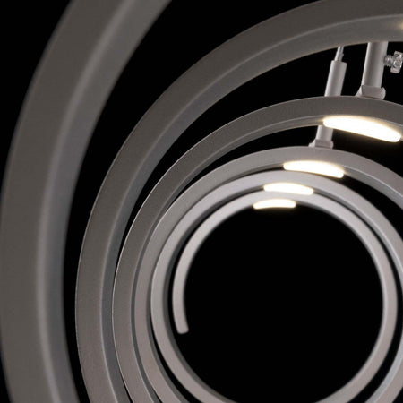 Sospensione Led Helix Bianca/Silver 30W 2400Lm 3000K 125X13,5Cm Illuminazione/Illuminazione per interni/Lampadari lampade a sospensione e plafoniere/Lampade a sospensione Led Mall Home - Napoli, Commerciovirtuoso.it