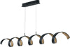 Sospensione Led Helix Nera/Oro 30W 2400Lm 4000K 125X13,5Cm Illuminazione/Illuminazione per interni/Lampadari lampade a sospensione e plafoniere/Lampade a sospensione Led Mall Home - Napoli, Commerciovirtuoso.it
