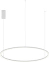 Sospensione Led Hoop Bianca D120 60W 6900Lm 120X22,5Cm Illuminazione/Illuminazione per interni/Lampadari lampade a sospensione e plafoniere/Lampade a sospensione Led Mall Home - Napoli, Commerciovirtuoso.it