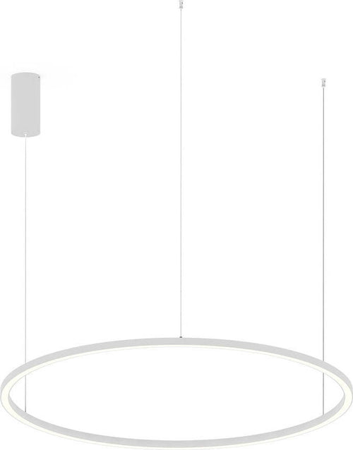 Sospensione Led Hoop Bianca D120 60W 6900Lm 120X22,5Cm Illuminazione/Illuminazione per interni/Lampadari lampade a sospensione e plafoniere/Lampade a sospensione Led Mall Home - Napoli, Commerciovirtuoso.it