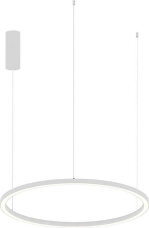 Sospensione Led Hoop Bianca D80 40W 4600Lm 80X22,5Cm Illuminazione/Illuminazione per interni/Lampadari lampade a sospensione e plafoniere/Lampade a sospensione Led Mall Home - Napoli, Commerciovirtuoso.it