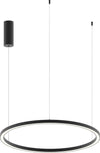 Sospensione Led Hoop Nera D80 40W 4600Lm 80X22,5Cm Illuminazione/Illuminazione per interni/Lampadari lampade a sospensione e plafoniere/Lampade a sospensione Led Mall Home - Napoli, Commerciovirtuoso.it