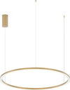 Sospensione Led Hoop Oro D120 60W 6900Lm 120X22,5Cm Illuminazione/Illuminazione per interni/Lampadari lampade a sospensione e plafoniere/Lampade a sospensione Led Mall Home - Napoli, Commerciovirtuoso.it
