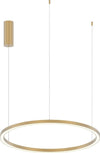 Sospensione Led Hoop Oro D80 40W 4600Lm 80X22,5Cm Illuminazione/Illuminazione per interni/Lampadari lampade a sospensione e plafoniere/Lampade a sospensione Led Mall Home - Napoli, Commerciovirtuoso.it