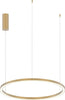 Sospensione Led Hoop Oro D80 40W 4600Lm 80X22,5Cm Illuminazione/Illuminazione per interni/Lampadari lampade a sospensione e plafoniere/Lampade a sospensione Led Mall Home - Napoli, Commerciovirtuoso.it