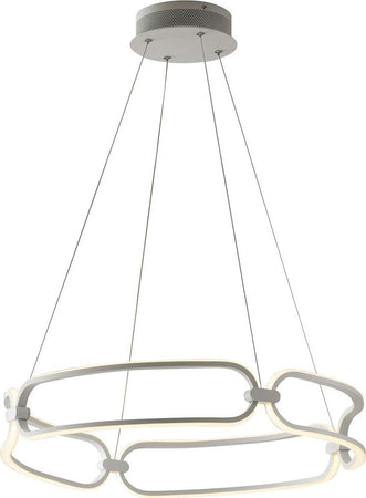 Sospensione Led Infinity Bianca 49W 4400Lm 4000K 58X10Cm Illuminazione/Illuminazione per interni/Lampadari lampade a sospensione e plafoniere/Lampade a sospensione Led Mall Home - Napoli, Commerciovirtuoso.it